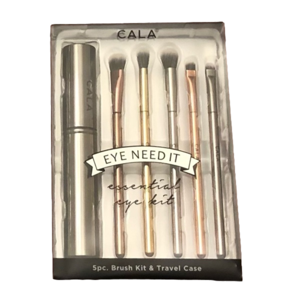 Cala EYE NEED IT 5 piece brush eye kit & travel case.